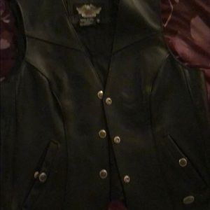 Harley Davis leather vest